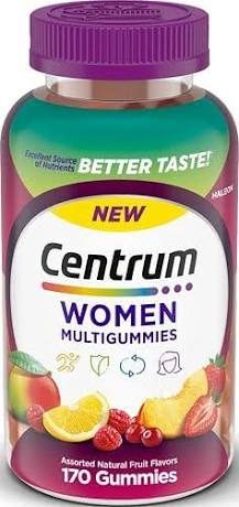 Multivitamínico Centrum Women 170 Gummies | Mujer